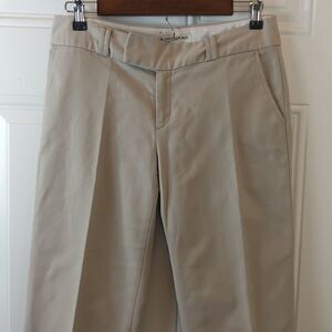 Banana Republic khaki Jackson fit cuffed pants